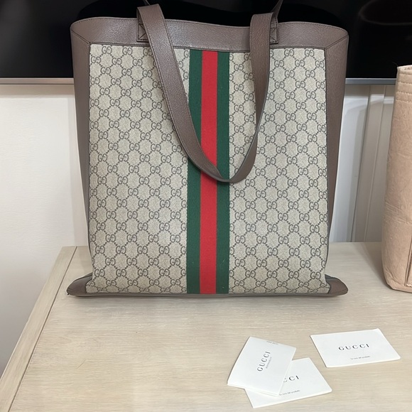GUCCI Ophidia GG Supreme Large Tote - Picture 7 of 12